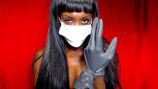  Miss_DarkNess is the busty black dominatrix, who enjoys talking dirty...