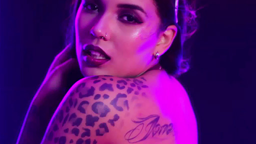  IsabellaNourie is the tattooed Latina cam model with big tits and a s...